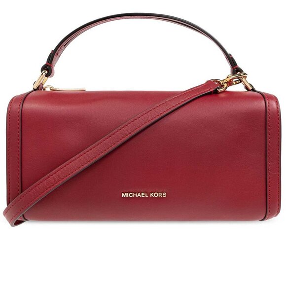 Michael Kors MICHAEL Michael Kors Orchard Barrel Grab Bag, Red - Picture 1 of 3